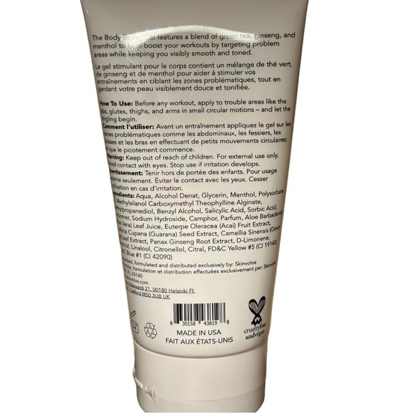 New 5oz SkinVolve Body Boost Workout Toning Cellulite Moisturizing Gel Stimulant - Picture 7 of 9